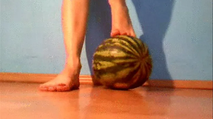 bare foot & watermelon