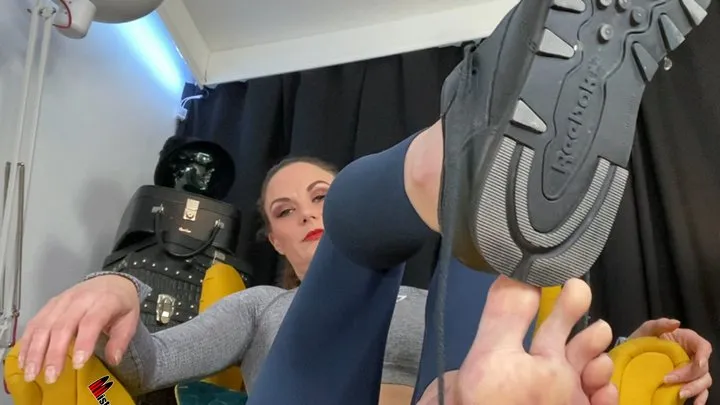 POV Sweaty Gym Feet