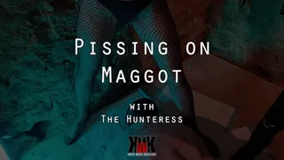 Pissing on Maggot