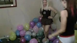 Double Foot Balloon Domination