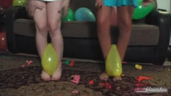 Balloon Brats Barefoot Popping (MOV )