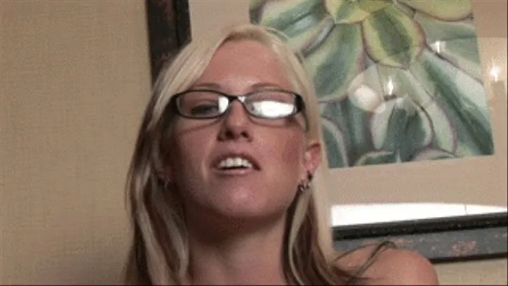 Tricia Eyeglass Handjob and Facial