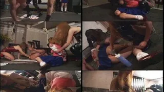 Dominatrix Bitches Gang Up on Boytoys and Schoolgirls - Full version (Faster Download - )