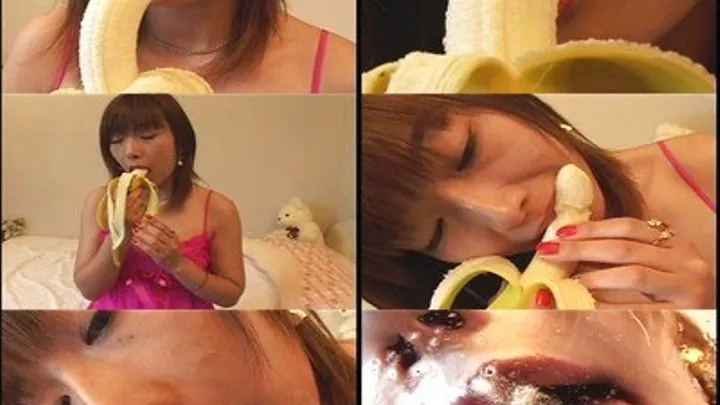 Kinky Bitch Haves Fun with Cigarettes and Bananas Part 2 - MFD-044 (High Quality - )