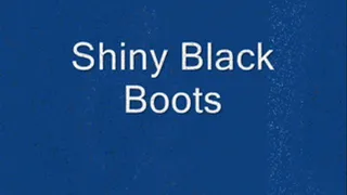 Shiny Black Boots