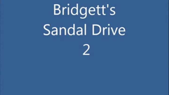 Bridgett's Sandal Drive 2