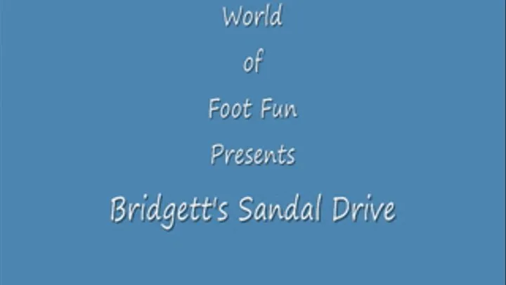 Bridgett's Sandal Drive 1