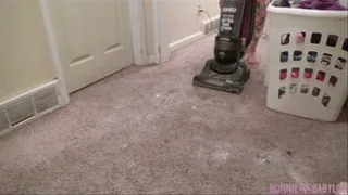 Full hallway vacuuming