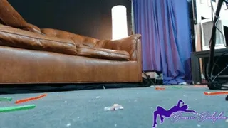 That's one messy floor!