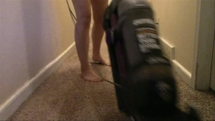 Bonnie's housework: vacuuming
