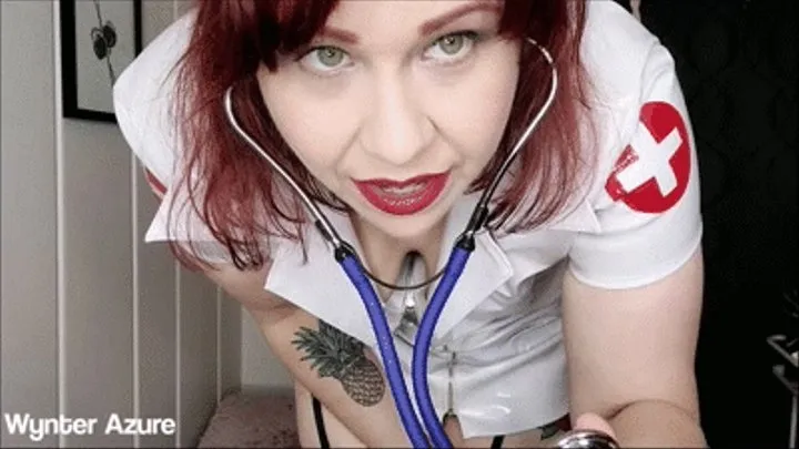 Hot Nurse With Hot RED Bra JOI (ID #1817 )