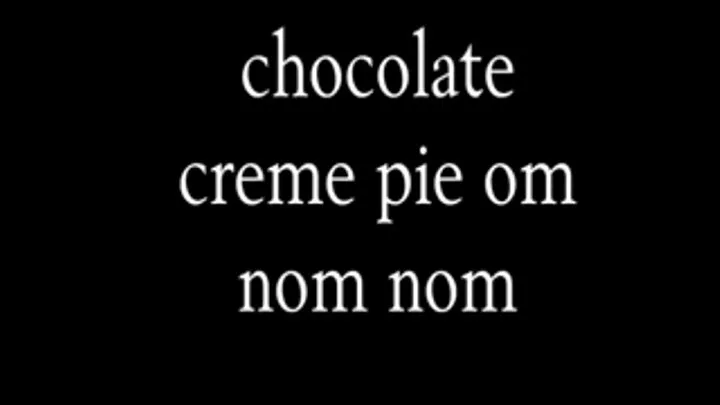 Nomming on some pie!