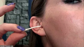 Deep Ear Cleaning with Q-Tips