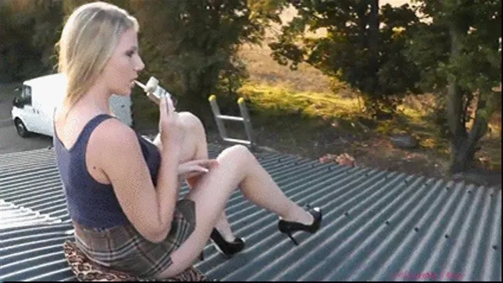 Danielle Maye 'Smoking Up On the Roof' Low Res