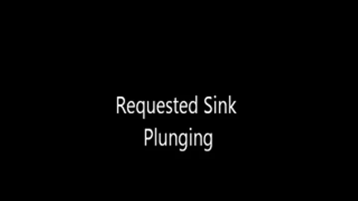 Plunging My Kitchen Sink!