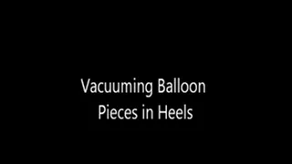 Vacuuming Up Busted Balloons