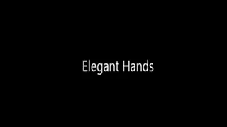 Elegant Hands Writing and Stretching