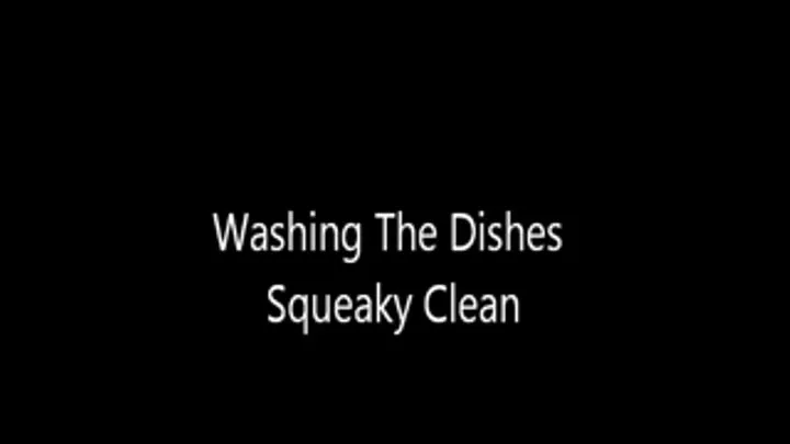 Washing Up Dirty Dishes