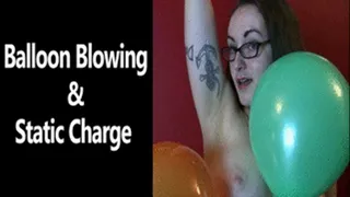 Balloon Blowing and Static Charge