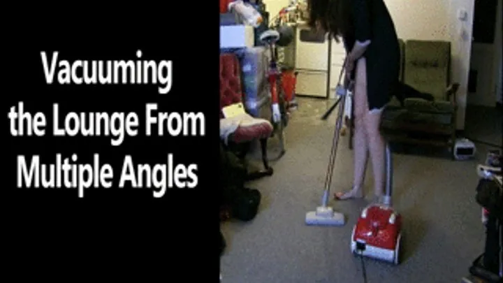 Vacuuming the Lounge From Multiple Angles