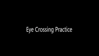Eye Crossing Close Up