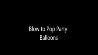 Blow to Pop Party Balloons
