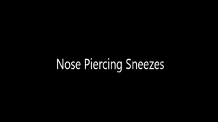 Nose Piercing Sneezes