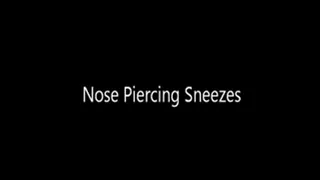 Nose Piercing Sneezes