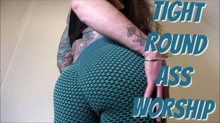 Round Ass Yoga Pants Worship in Green
