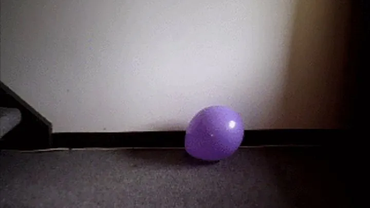 Black Stiletto Popping Balloon Play