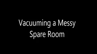Vacuuming a Messy Room