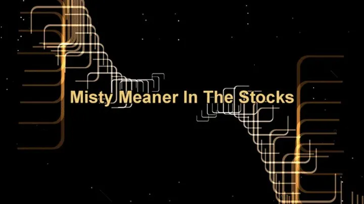 Misty Meaner In The Stocks