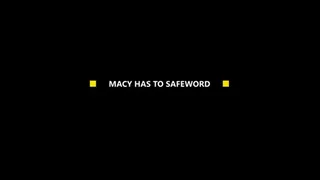 Macy Has To Safeword