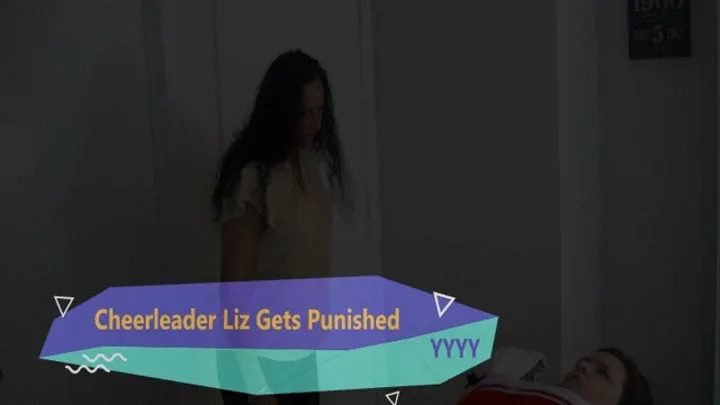 Cheerleader Liz Gets Punished