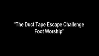 "Duct Tape Escape Challenge Foot Worship"