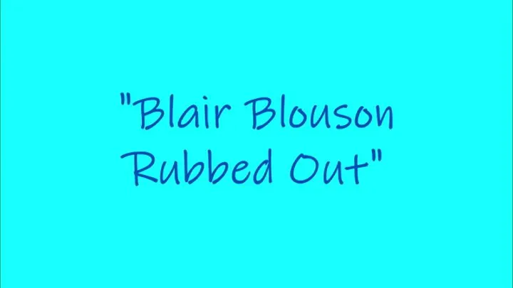 "Blair Blouson Rubbed Out"