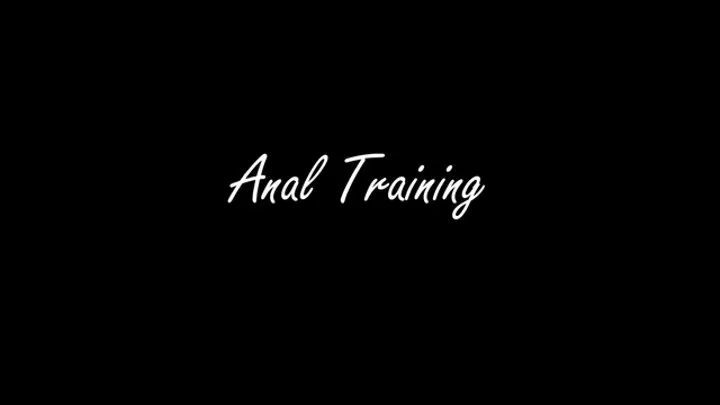 Anal Training