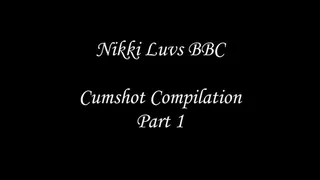 Nikki BBC Cumshot Compilation Part 1