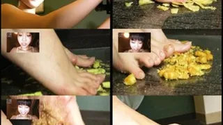 Nonstop Foot Food Crushing!