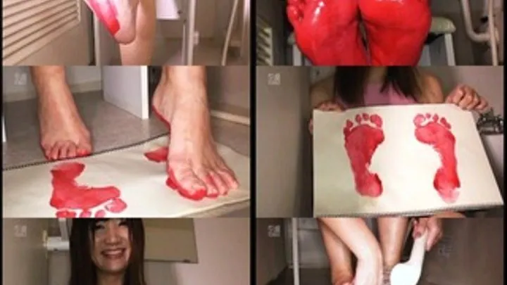 Messy Foot Painting and Washing! - Part 2 (Faster Download)