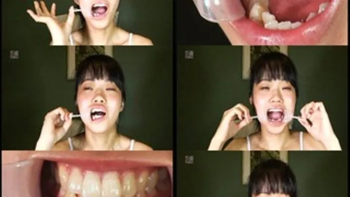 Extreme Mouth Pulling Ends in Toothbrushing! - Part 1 (Faster Download)