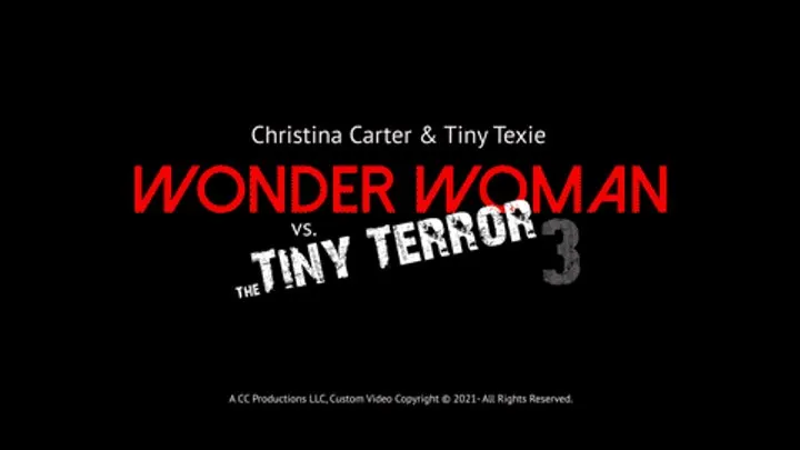 Wonder Woman vs Tiny Terror 3