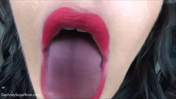 * 854x480p * ASMR Close Up POV Face Licking Tongue Tease