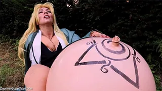 * 854x480p * Big Belly Expansion & Body Inflation Fantasy With Tsunade