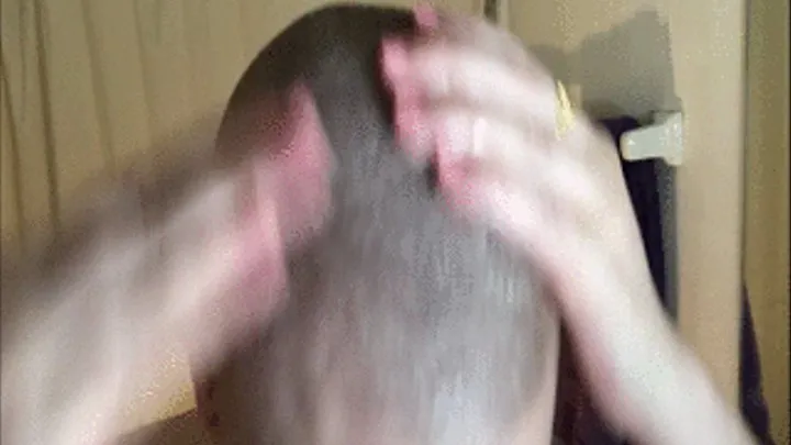 Head Shaving 103: Close up and messy