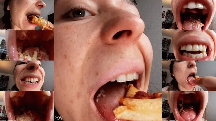 1692 Julie - Eating Pizza - Part 1 - 60FPS