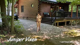 Juniper Vixen 4 Minute Outdoor Nude Walk