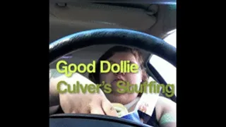 BBW Dollie Stuffing her face at Culver's