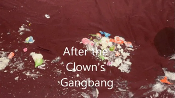 BBW Dollie Clown Gangbang Aftermath