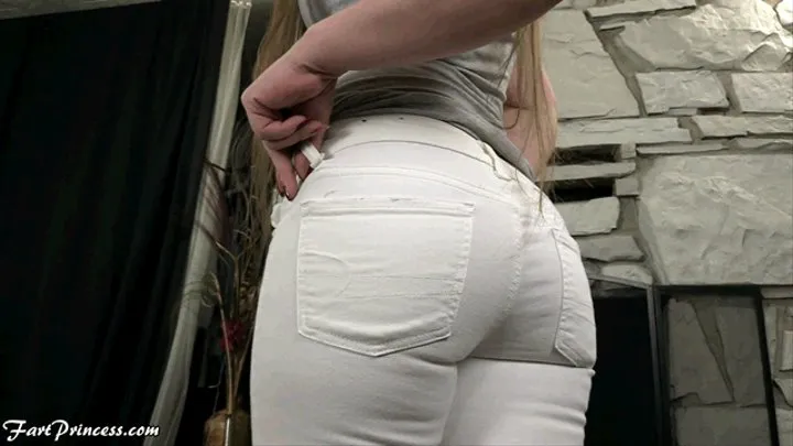 Your Girlfriend's Sexy Farts in Tight White Jeans